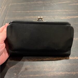 Vintage Black Coach Kisslock Wallet